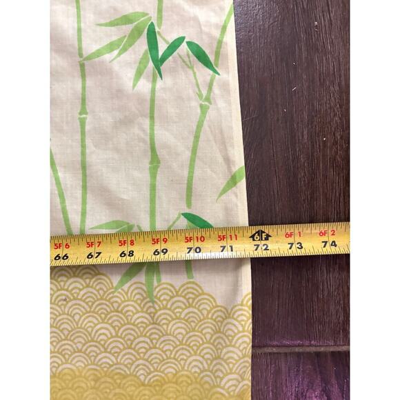 VTG West Point Pepperell Shower Curtain Asian Inspired Birds Bamboo 69"x72" - Picture 13 of 13